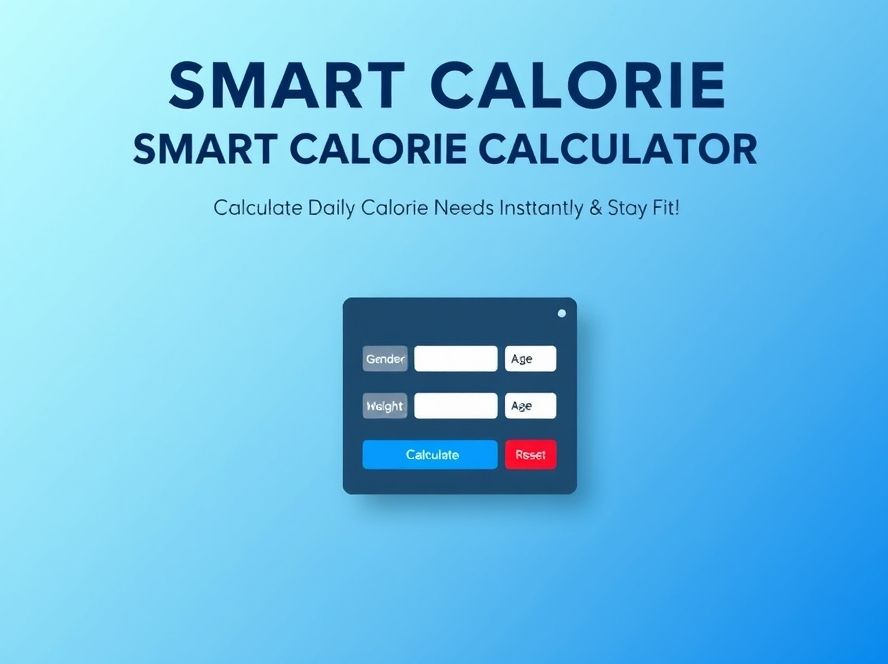 Smart Calorie Calculator Online – Calculate Daily Calorie Needs Instantly & Stay Fit!