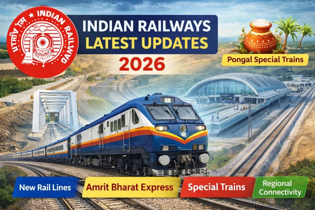 Indian Railways Latest Updates 2026 | New Rail Lines, Amrit Bharat Express & Special Trains