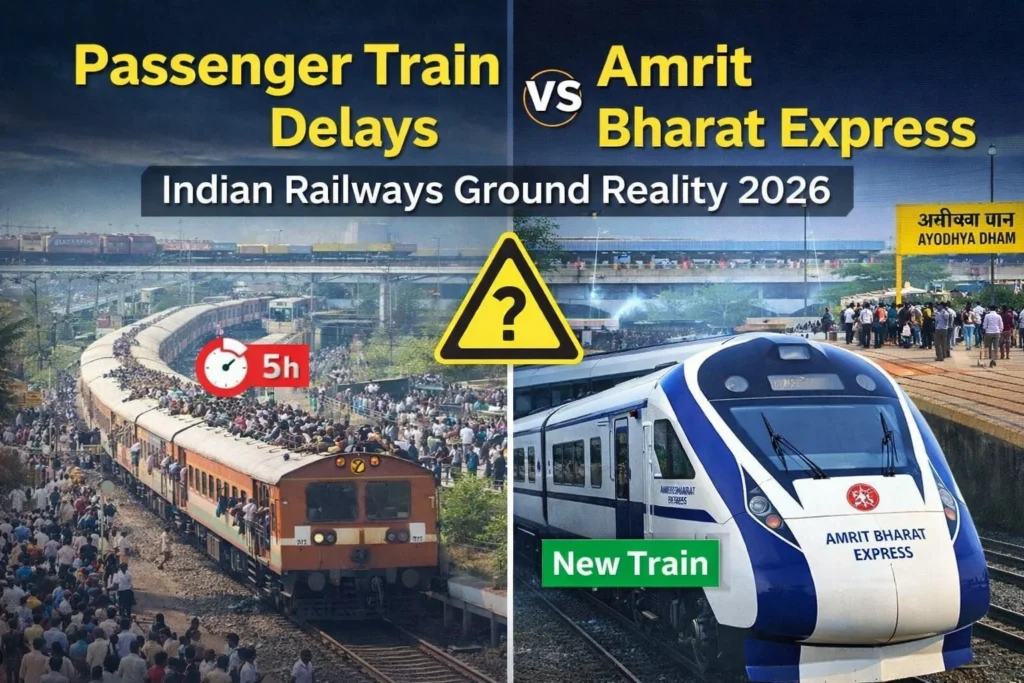 Passenger Train Delays vs Amrit Bharat Express: Indian Railways Ground Reality 2026