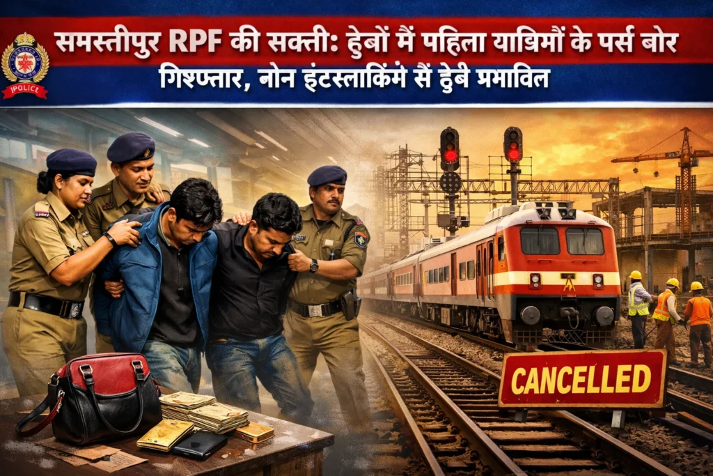 Samastipur RPF Alert: Women Passenger Purse Thieves Arrested, Trains Affected