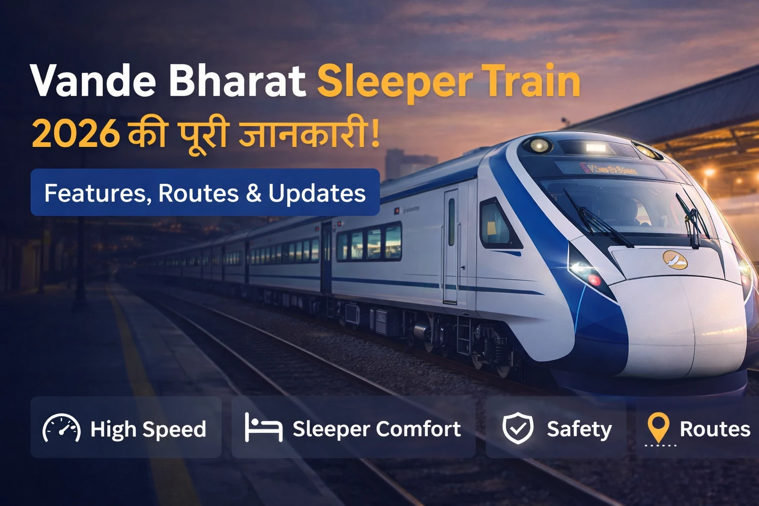 Vande Bharat Sleeper Train 2026: Features, Routes, Speed & Latest Updates