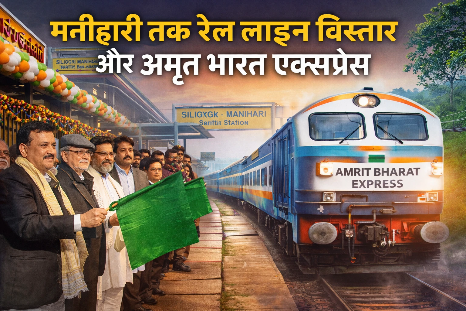 Manihari Rail Line Extension & Amrit Bharat Express Update