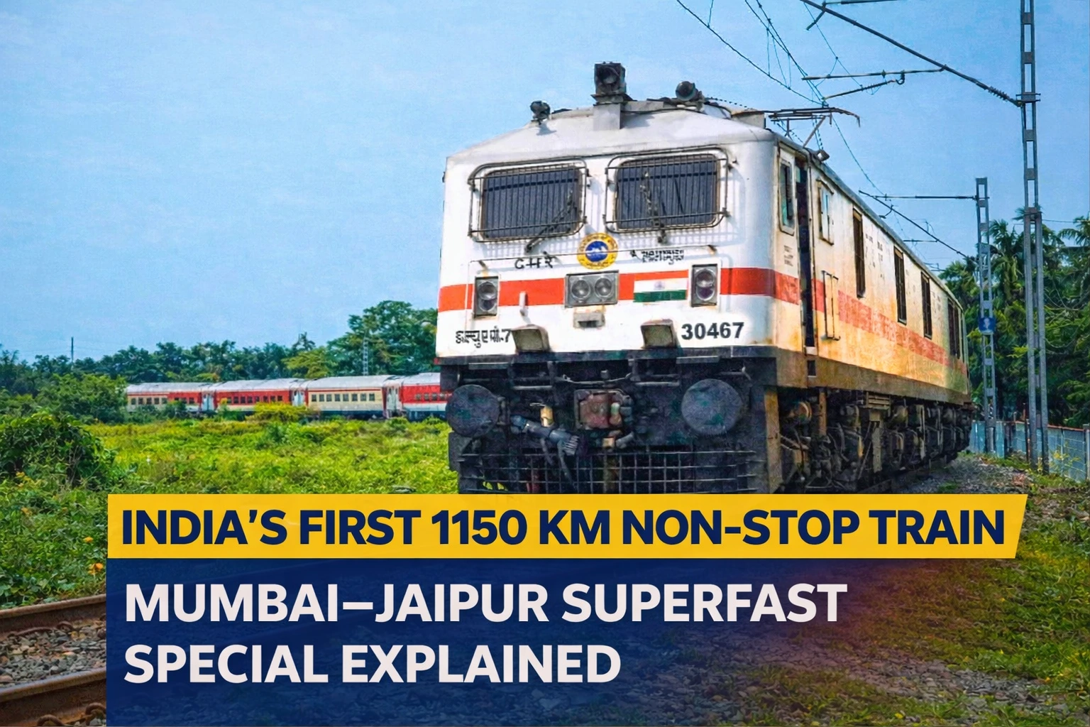 Indias First 1150 KM Non Stop Train: Mumbai–Jaipur Superfast Special Explained