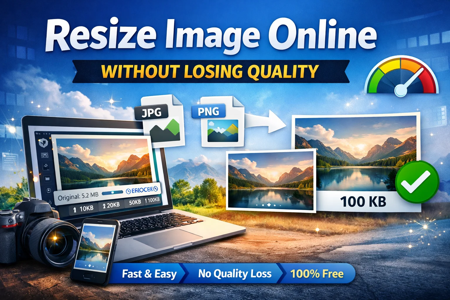 Resize Image Online Without Losing Quality | Free Image Resizer Tool