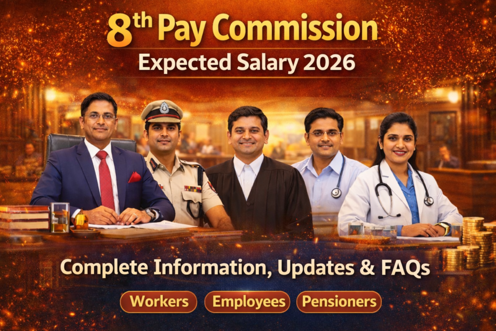 8th Pay Commission 2026: Estimated Pay Matrix, Latest Update & Full Details in Hindi