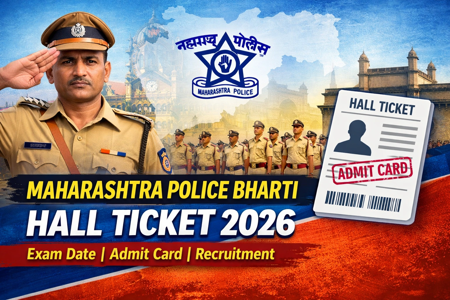 Maharashtra Police Bharti Hall Ticket 2026 Download Link, Exam Date & Details