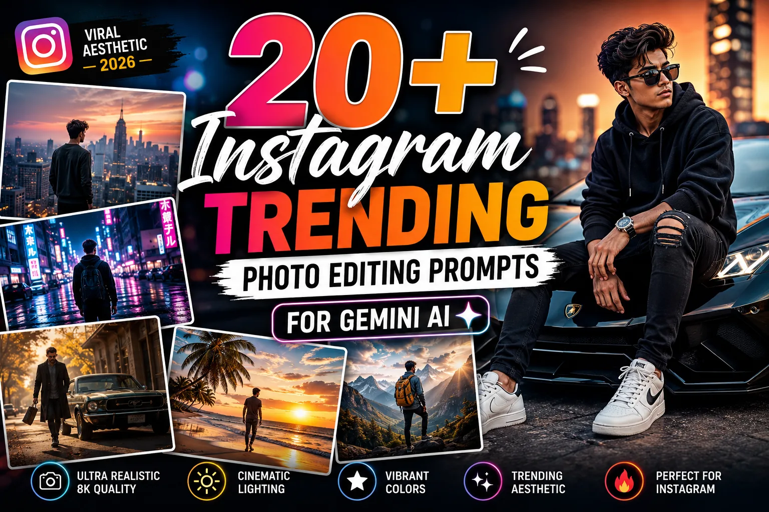 Instagram Trending AI Photo Editing Prompts for Gemini AI