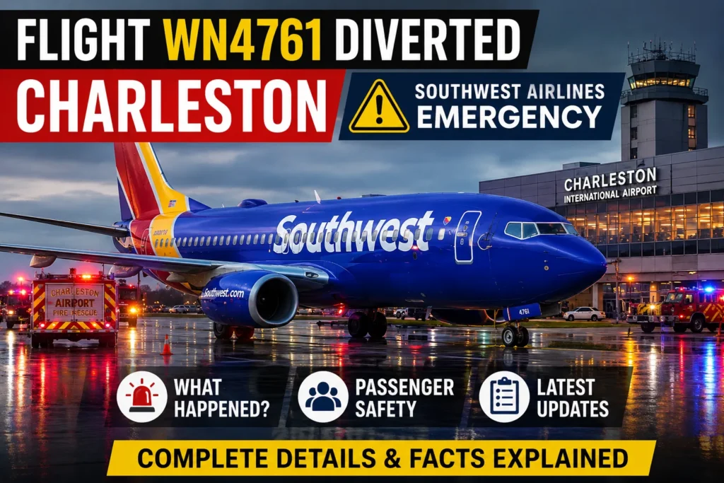 Flight WN4761 Diverted Charleston: Southwest Emergency Explained