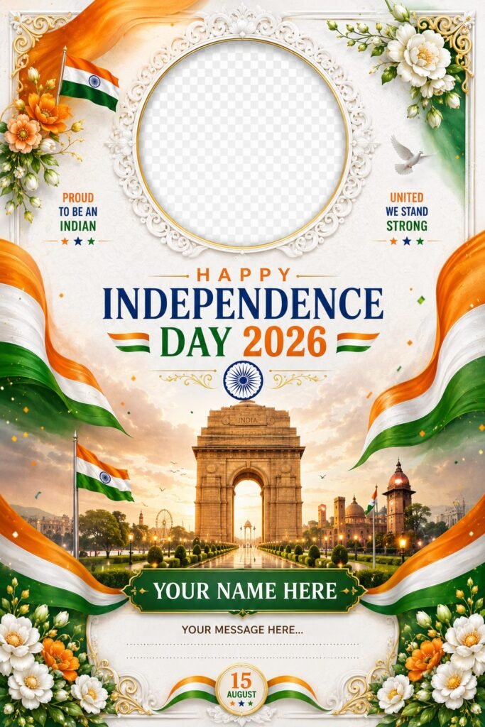 Happy Independence Day 2026 Ai Photo Frame Prompts for Gemini AI