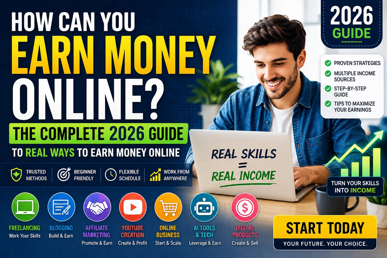 How Can You Earn Money Online? The Complete 2026 Guide to Real Ways to Earn Money Online