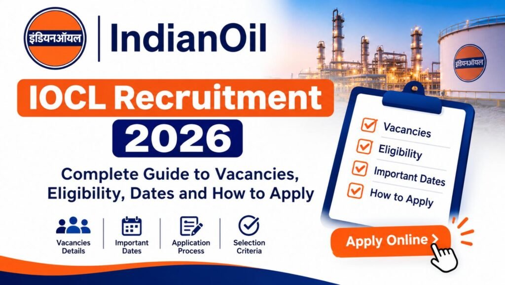 IOCL Recruitment 2026: Complete Guide to Vacancies, Eligibility, Dates, and How to Apply